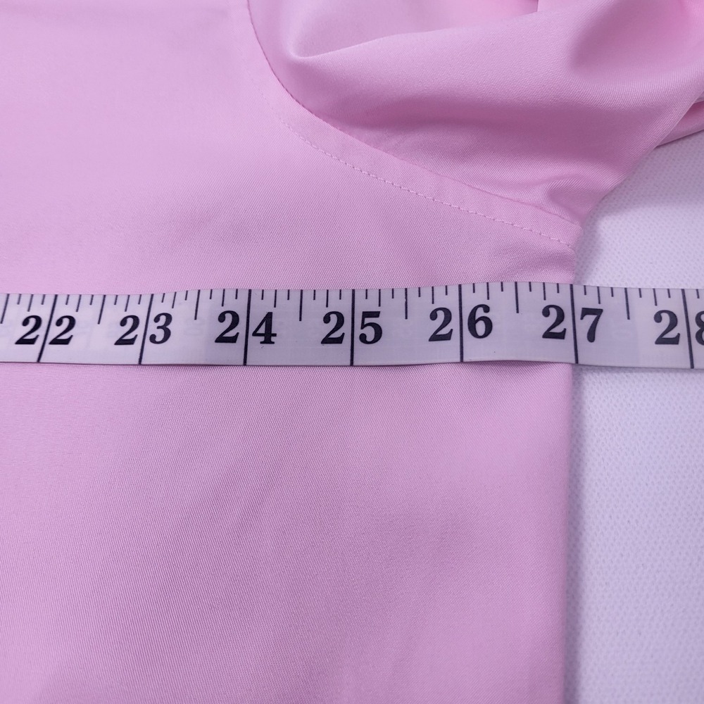 Shield LD-X Dress Shirt Mens 2XL Pink Slim Fit Button Down Collar Long Sleeve - Picture 3 of 6